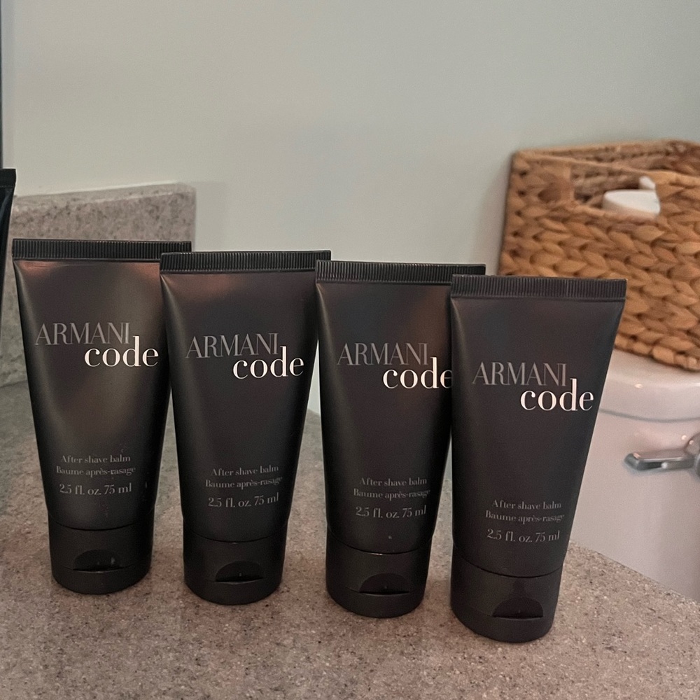 Armani Code After Shave Balm Tube by Giorgio Armani 2.5oz 75ml